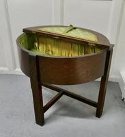 Oak Half Moon Sewing Box (7 of 7) Oak Half Moon Sewing Box (7 of 7)