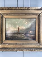 Antique Victorian marine seascape oil painting (1 of 2) (3 of 10) Antique Victorian marine seascape oil painting (1 of 2) (3 of 10)