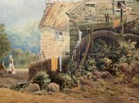 William Charles Goddard (exh.1885) Stunning Country Watermill Landscape Painting (4 of 15) William Charles Goddard (exh.1885) Stunning Country Watermill Landscape Painting (4 of 15)