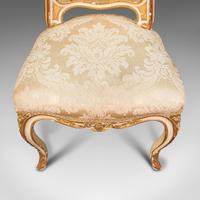 Antique Boudoir Chair, French, Giltwood, Bedroom Dressing Seat, Victorian c.1900 (9 of 12) Antique Boudoir Chair, French, Giltwood, Bedroom Dressing Seat, Victorian c.1900 (9 of 12)