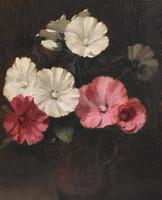 Still Life Oil Painting of Hollyhocks by Alfred Frederick William Hayward (5 of 7) Still Life Oil Painting of Hollyhocks by Alfred Frederick William Hayward (5 of 7)