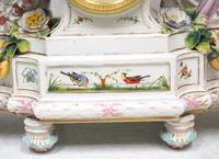 Original Meissen Porcelain Mantel Clock Figural Striking 8-Day Mantle Clock c.1860 (3 of 6) Original Meissen Porcelain Mantel Clock Figural Striking 8-Day Mantle Clock c.1860 (3 of 6)