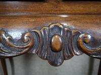 Mahogany Chippendale Style Table with Glass Gallery (6 of 10) Mahogany Chippendale Style Table with Glass Gallery (6 of 10)