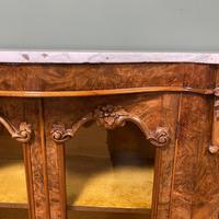 Spectacular Burr Walnut Serpentine Antique Credenza (4 of 7) Spectacular Burr Walnut Serpentine Antique Credenza (4 of 7)