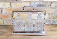 Beautiful Silver Plate Tantalus 1920's (7 of 7) Beautiful Silver Plate Tantalus 1920's (7 of 7)