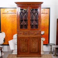 Tall Antique Bookcase Glazed Library Cabinet Mahogany 19th Century (3 of 11) Tall Antique Bookcase Glazed Library Cabinet Mahogany 19th Century (3 of 11)