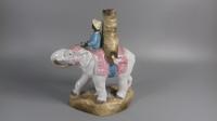 Victorian Dresden Porcelain Elephant Pastille Burner fairing x2 rare (4 of 19) Victorian Dresden Porcelain Elephant Pastille Burner fairing x2 rare (4 of 19)
