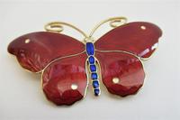 Marius Hammer Silver Gilt & Enamel Butterfly Brooch c.1920 (6 of 10) Marius Hammer Silver Gilt & Enamel Butterfly Brooch c.1920 (6 of 10)