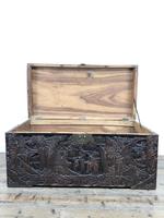Carved Oriental Camphorwood Chest or Trunk (8 of 13) Carved Oriental Camphorwood Chest or Trunk (8 of 13)