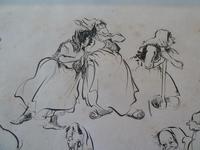 William Papas " Inn Keeper " Ink Drawing 1970's - 2 of 6 Listed (5 of 7) William Papas " Inn Keeper " Ink Drawing 1970's - 2 of 6 Listed (5 of 7)