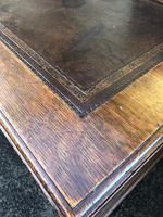 Antique Oak Pedestal Writing Desk (Pri) (11 of 13) Antique Oak Pedestal Writing Desk (Pri) (11 of 13)