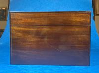 Georgian Brass Inlaid Mahogany Jewellery Box. (5 of 20) Georgian Brass Inlaid Mahogany Jewellery Box. (5 of 20)