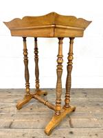 Antique Satin Birch Tray Top Side Table (10 of 10) Antique Satin Birch Tray Top Side Table (10 of 10)