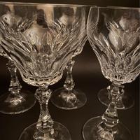 Five Val St Lambert Crystal Wine Glasses (2 of 2) Five Val St Lambert Crystal Wine Glasses (2 of 2)