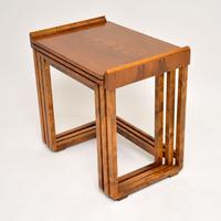 Original Art Deco Figured Walnut Nest of Tables (5 of 11) Original Art Deco Figured Walnut Nest of Tables (5 of 11)