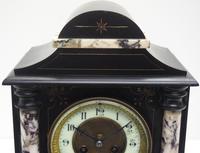 Very Fine French Slate & Marble Mantel Clock 8 Day Striking Mantle Clock (6 of 10) Very Fine French Slate & Marble Mantel Clock 8 Day Striking Mantle Clock (6 of 10)