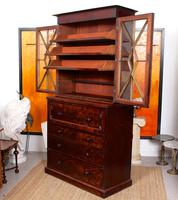 Tall Antique Secretaire Bureau Bookcase Astragal Glazed Mahogany Library Cabinet (4 of 13) Tall Antique Secretaire Bureau Bookcase Astragal Glazed Mahogany Library Cabinet (4 of 13)
