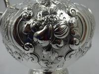 Fine Antique Victorian Silver Wine Jug. Birmingham 1859. (7 of 10) Fine Antique Victorian Silver Wine Jug. Birmingham 1859. (7 of 10)
