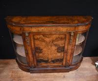 Victorian Antique Credenza Cabinet Bow End 1860 (8 of 8) Victorian Antique Credenza Cabinet Bow End 1860 (8 of 8)