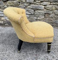 Small Antique Victorian Upholstered Salon Chair (10 of 17) Small Antique Victorian Upholstered Salon Chair (10 of 17)