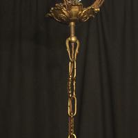 Italian Gilt Bronze & Crystal 6 Light Antique Chandelier (2 of 10) Italian Gilt Bronze & Crystal 6 Light Antique Chandelier (2 of 10)