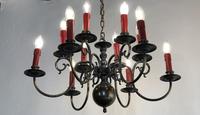 Vintage French Large 12 Arm Flemish Chandelier (5 of 12) Vintage French Large 12 Arm Flemish Chandelier (5 of 12)