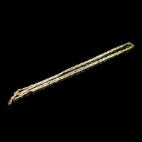 Antique Victorian 9ct 9K Gold Fancy Faceted Long Guard Muff Chain Necklace (4 of 9) Antique Victorian 9ct 9K Gold Fancy Faceted Long Guard Muff Chain Necklace (4 of 9)