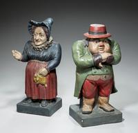Pair of Mid 19th Century Polychrome Figures (4 of 5) Pair of Mid 19th Century Polychrome Figures (4 of 5)