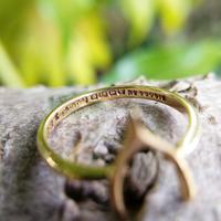 Vintage 18ct Gold Wishbone Ring from 1945 (2 of 5) Vintage 18ct Gold Wishbone Ring from 1945 (2 of 5)