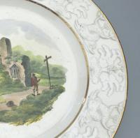 Good Staffordshire Pottery Painted Hand Painted Plate by Wilson c.1810 (4 of 6) Good Staffordshire Pottery Painted Hand Painted Plate by Wilson c.1810 (4 of 6)