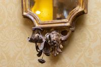 Italian Carved Giltwood Wall Mirrors with candle-holders (4 of 4) Italian Carved Giltwood Wall Mirrors with candle-holders (4 of 4)