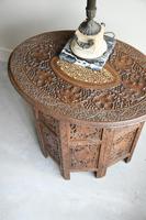 Carved Indian Side Table (8 of 12) Carved Indian Side Table (8 of 12)