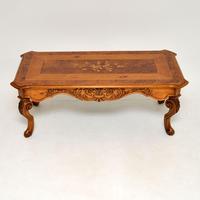 French Style Burr Walnut Inlaid Marquetry Coffee Table (2 of 10) French Style Burr Walnut Inlaid Marquetry Coffee Table (2 of 10)