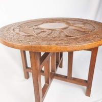 Carved Nigerian African Vintage Table (2 of 11) Carved Nigerian African Vintage Table (2 of 11)