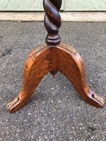 Antique Oak Tripod Wine Table (2 of 6) Antique Oak Tripod Wine Table (2 of 6)