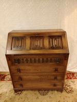 Oak Bureau Old Charm Retro Vintage