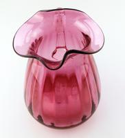 Unusual Formed Victorian English Cranberry Jug 19th Century (8 of 10) Unusual Formed Victorian English Cranberry Jug 19th Century (8 of 10)