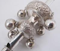 Very Rare Chinese Export Silver Baby Whistle Rattle & Teether KW c.1860 (3 of 7) Very Rare Chinese Export Silver Baby Whistle Rattle & Teether KW c.1860 (3 of 7)