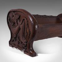 Antique Carved Book Stand, Oriental, Mahogany, Rack, Dragon Motif, 19th Century (8 of 12) Antique Carved Book Stand, Oriental, Mahogany, Rack, Dragon Motif, 19th Century (8 of 12)