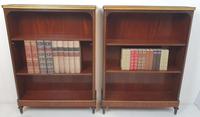 Pair of 19th Century Marble Topped Open Bookcases (4 of 5) Pair of 19th Century Marble Topped Open Bookcases (4 of 5)