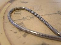 Vintage Pocket Watch Chain 1970s Silver Chrome Snake Link With Dog Clip & Button Hole Fob (5 of 7) Vintage Pocket Watch Chain 1970s Silver Chrome Snake Link With Dog Clip & Button Hole Fob (5 of 7)