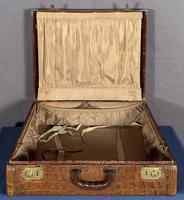 Faux Horn-back Alligator Vintage Aviation Suitcase (6 of 7) Faux Horn-back Alligator Vintage Aviation Suitcase (6 of 7)