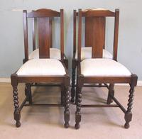 Antique Set of Four Oak Dining Chairs (9 of 9) Antique Set of Four Oak Dining Chairs (9 of 9)