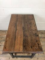Antique Oak Side Table with Drawer (7 of 11) Antique Oak Side Table with Drawer (7 of 11)