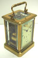 Good Antique French 8-day Carriage Clock Bevelled Case with Bell Alarm Feature (3 of 13) Good Antique French 8-day Carriage Clock Bevelled Case with Bell Alarm Feature (3 of 13)
