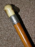 Victorian Hallmarked 1899 Repousse Silver Walking Stick With Antler Handle 'C.H' (5 of 12) Victorian Hallmarked 1899 Repousse Silver Walking Stick With Antler Handle 'C.H' (5 of 12)
