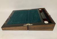Antique Victorian Rosewood Abalone Mother of Pearl Inlaid Writing Slope Box (4 of 13) Antique Victorian Rosewood Abalone Mother of Pearl Inlaid Writing Slope Box (4 of 13)