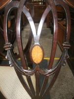 Pair of Shield Back Inlaid Mahogany Chairs (3 of 4) Pair of Shield Back Inlaid Mahogany Chairs (3 of 4)