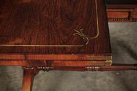 Rare Regency Rosewood Brass Inlaid Card Table (10 of 15) Rare Regency Rosewood Brass Inlaid Card Table (10 of 15)
