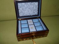 QUALITY Inlaid Regency Rosewood Jewellery Box + Tray. c1830 (14 of 15) QUALITY Inlaid Regency Rosewood Jewellery Box + Tray. c1830 (14 of 15)